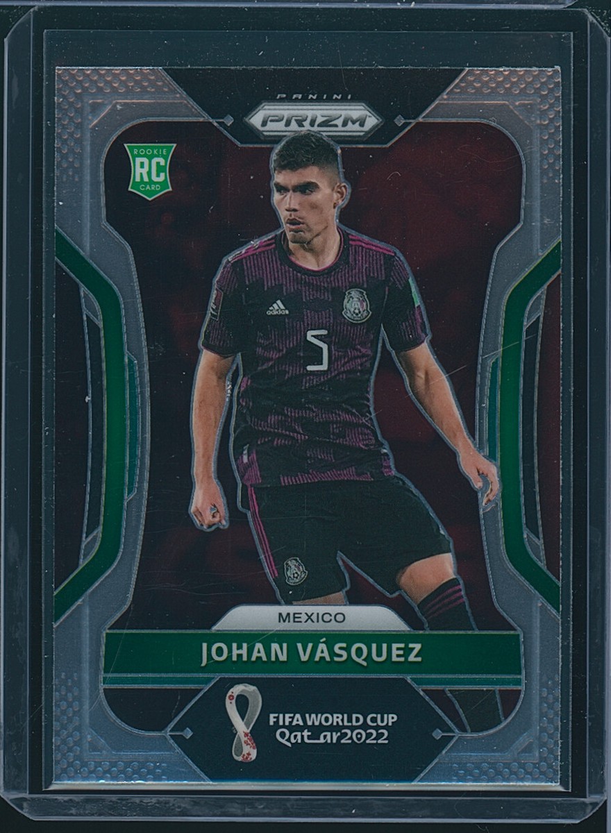 2022 Prizm FIFA World Cup Johan Vasquez Mexico Rookie Card AA-2101