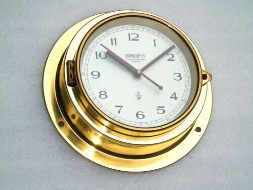 Chronomètre de marine Wempe Hamburg | Horloge à quartz nautique 100 % origina