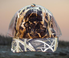 Ducks Unlimited Green Wing Camouflage Hat Mesh Back Snapback Youth
