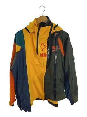 NIKE NYLON JACKET 19AW DOUBLE ZIP XS Yellow CD6297-739 Used NIKE NYLON JACKET 19AW DOUBLE ZIP XS Yellow CD6297-739 Used