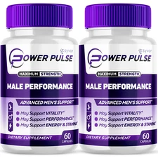 Power Pulse Advanced Supplement for Men with Natural Ingredients 120 Capsules