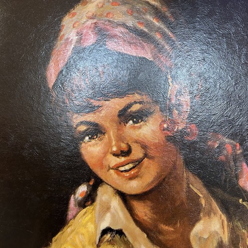 Collectible Vintage 1960’s Country Girl By Holusa Winde Fine Print No. 249 - Picture 3 of 9