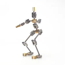DIY Stainless Steel Human ARMATURE KIT for Studio Stop-Motion Animation Puppet