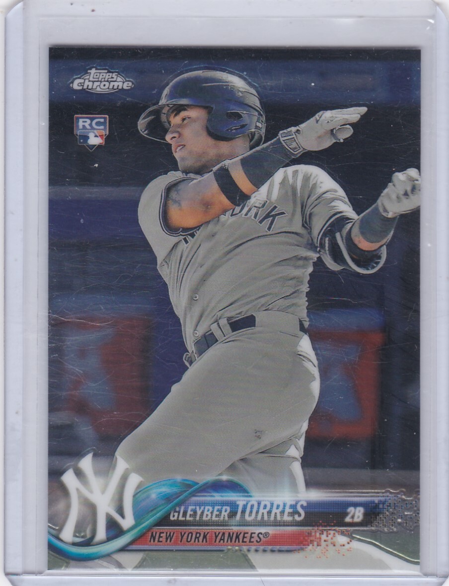 2018 Topps Chrome - #31 Gleyber Torres (ROOKIE) Yankees-NM-MT