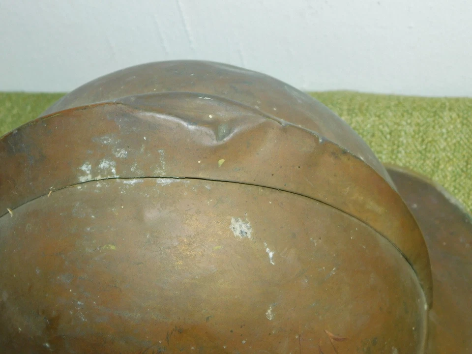 Messing Helm Feuerwehr wohl um 1910! - Bild 2 von 4