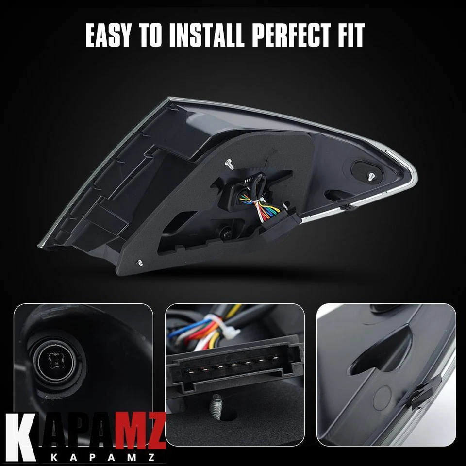 Conjunto de luz trasera LED para Mercedes Benz W204 C200 C250 C300 2007-2014 Foto 4 de 4