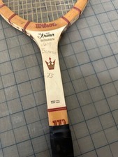 Vintage Wilson Autograph The Jack Kramer Wood Tennis Raquet USA Made