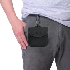 Tactical EDC Pocket Pouch Keychain Coin Purse Battery Case Mini Tools Organizer