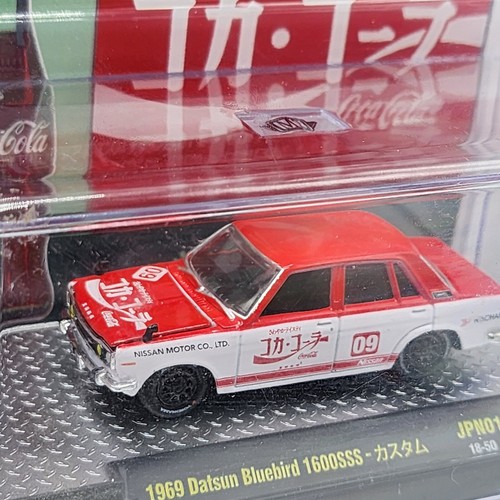 M2 Machines COCA-COLA 1969 Datsun Bluebird 1600SSS, JPN01/ New Sealed - Picture 7 of 10