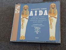 Verdi Aida Tucci Monaco Simionato Protti 1961 Set 2 CD EN MUY BUENA CONDICIÓN