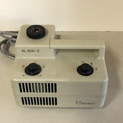 SCHOTT KL 1500 230V Halogen Lamp Light Source Missing Bulb
