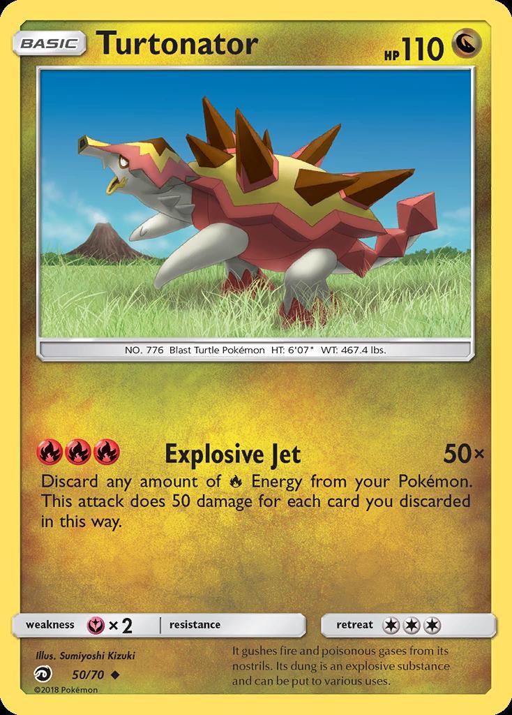 Pokemon Turtonator (50/78) Dragon Majesty LP