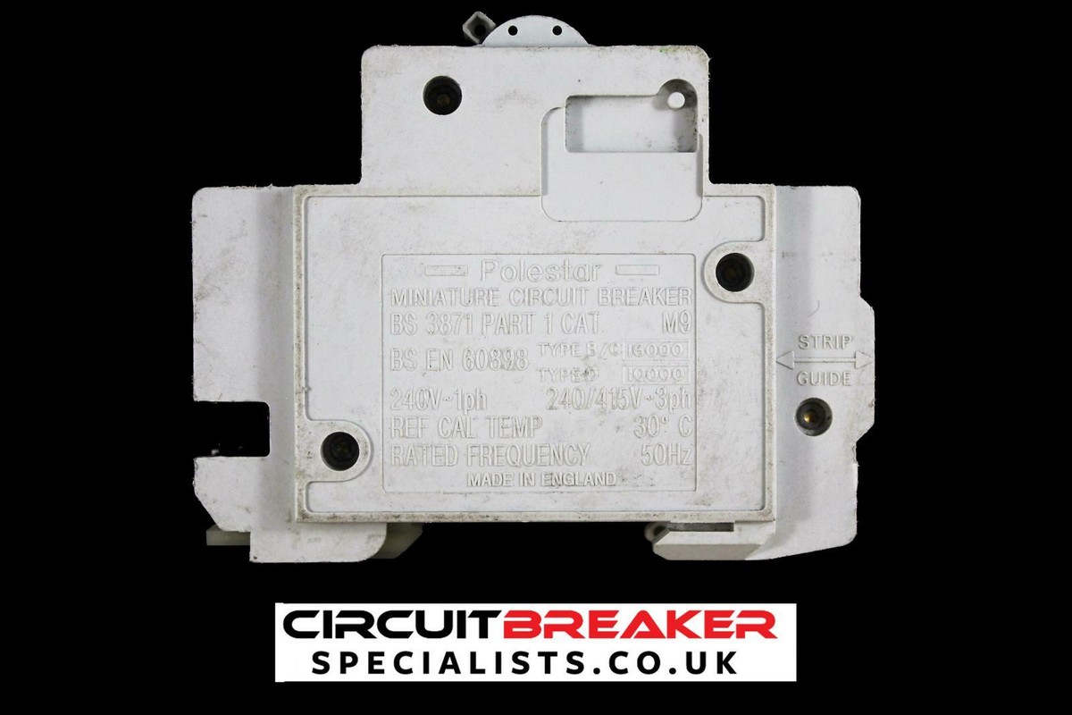 CRABTREE 6 AMP CURVE C 16kA TRIPLE POLE MCB CIRCUIT BREAKER - Foto 3