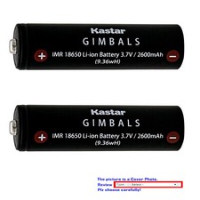 Kastar 3.7V 2600mAh Battery for Super-bright XHP50 Flashlight Handheld LED