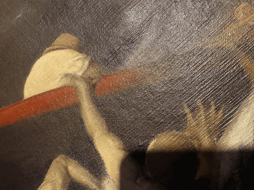 1921 Painting by Szentagotay after Benczur 43 x 31 inch framed -'Paranormal Man' - Picture 13 of 14