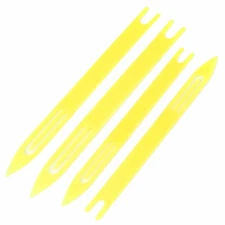 4pcs Plastic Fishing Net Repair Needle Shuttle Bobbin Fishermen Fish Tackle 7#8#