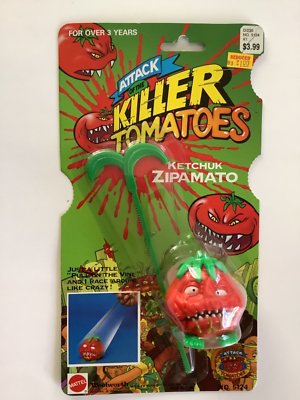 Attack of the Killer Tomatoes キラートマト ATTACK OF THE KILLER TOMATOES KETSHUK ZIPAMATO SEALED RARE
