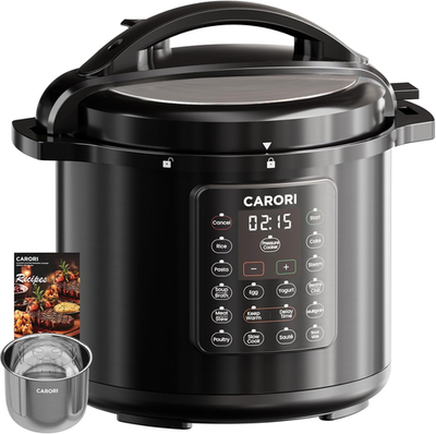 #ad 8 Quart 12 in 1 Electric Pressure Cooker with Stainless Steel Inner Pot $127.99