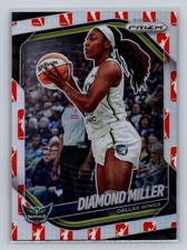 2025 Panini Prizm WNBA #27 Diamond Miller WNBA Logo Prizms