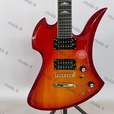 Mockingbird Electric Guitar Bone Nut Stainless Rounded Fret Mini Switch Fastship