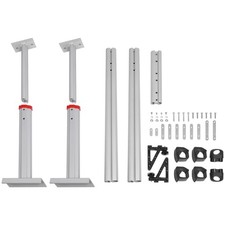 Truck Rack, 800 lbs Capacity, 17-29in Adjustable Height, Aluminum Ladder Rack