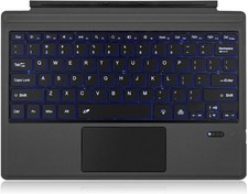Tastiera Bt Compatibile Surface Pro 3 4 5 6 7 RGB Layout Qwerty Inglese