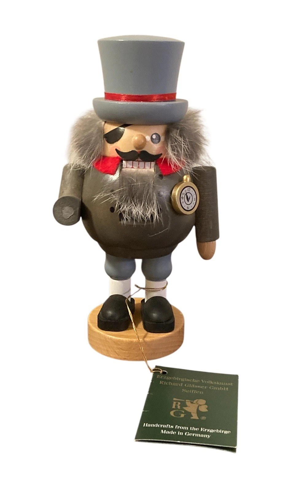 Erzgebirgische Richard Glasser Clara's Uncle Drosselmeyer Nutcracker READ