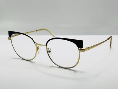 Vanni Brille Gold Schwarz Damen Gr. M V4217 C401 51/17-140