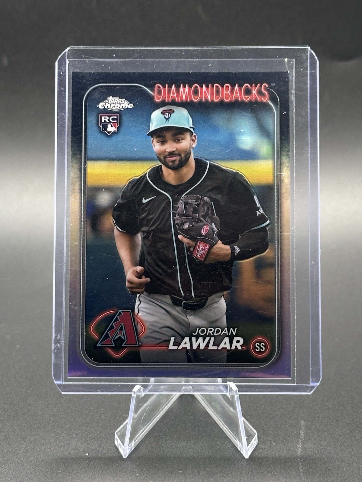 JORDAN LAWLAR 2024 TOPPS CHROME IMAGE VARIATION REFRACTOR RC #229 SP ROOKIE