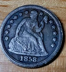1858-O Seated Liberty Half Dime-Scarce Better Date No Reserve!!