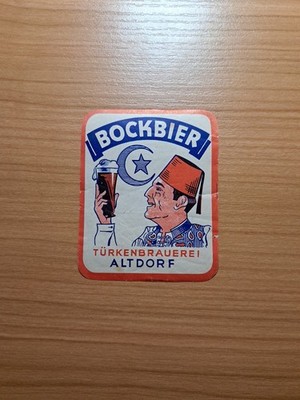   Bieretikett Türkenbrauerei Altdorf   HH.