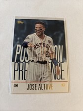 2018 Topps Update Series - Postseason Preeminence Jose Altuve #PO-22 Blue