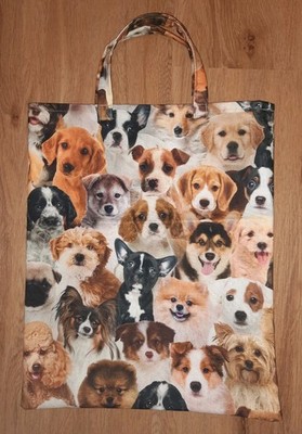 Stofftasche Einkaufstasche Stoffbeutel * Handmade * Hunde Hund Welpen
