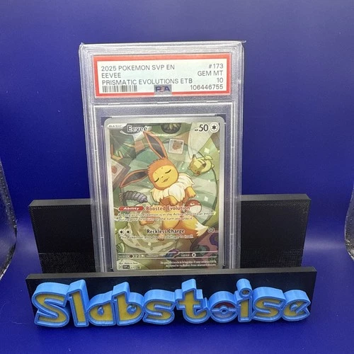 2025 POKEMON SVP EN-SV BLACK STAR PROMO #173 EEVEE PSA 10