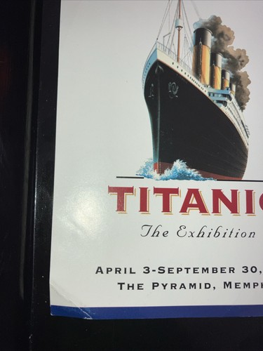 Titanic The Exhibition Flyer World Premiere Memphis 1997 AFFORDABLE RARE Frame - Picture 2 of 4