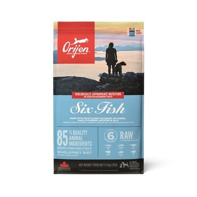 Orijen Six Fish Trockenfutter für Hunde 6 kg