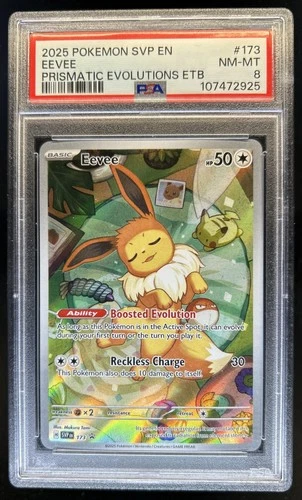 2023-25 Pokemon SV Black Star Promos - SVP EN Eevee #173 PSA 8