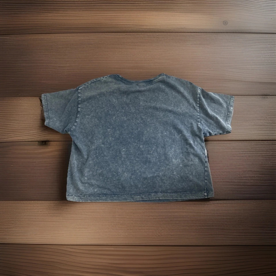 Camiseta Zara Niñas Talla 13/14 Azul Usada Excelente Estado 100% Algodón Foto 3 de 4