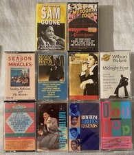 Lot Of 10 R B, Soul, Rhythm And Blue Cassette Tapes 1980  s - 90  s