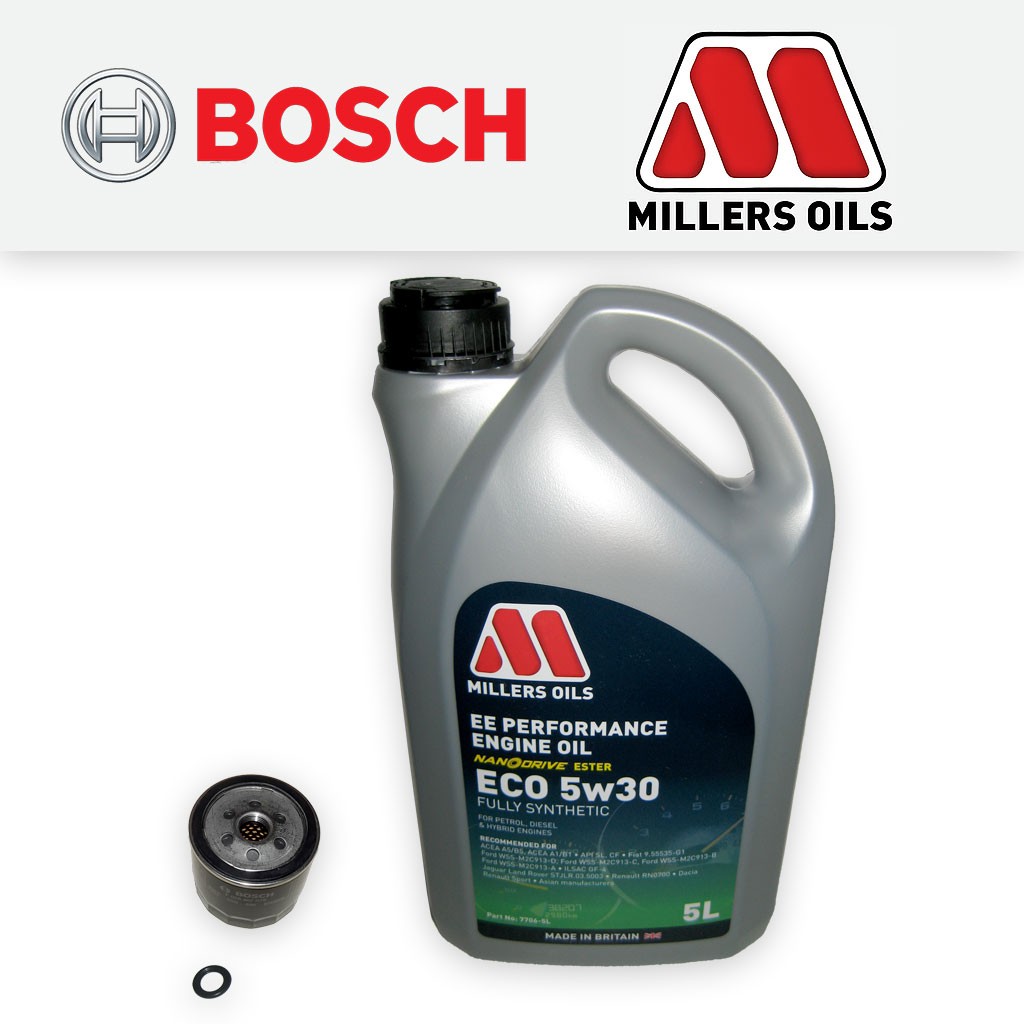SERVICE KIT for FORD FIESTA MK6 1.25 16V OIL FILTER +5L EE NANO OIL (2002-2008)