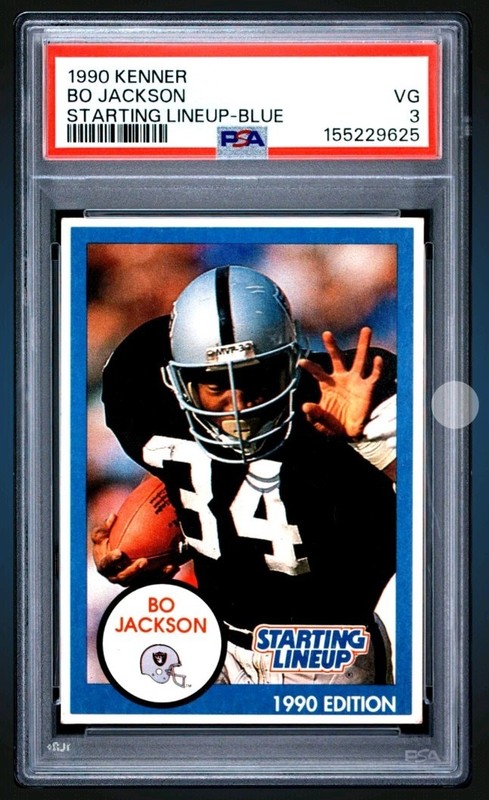 Lot of 2, Bo Jackson Graded Cards