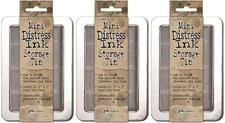 Tim Holtz Mini Distress Ink Storage Tins - Pack of Three Tins