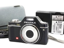 Pentax Optio I-10 Black 12.1MP Digital Camera Retro Y2K From JAPAN MINT w/ Case