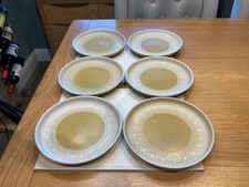 DENBY ODE 6 X SIDE PLATES STONEWARE TABLEWARE VERY GOOD CONDITION LOT D