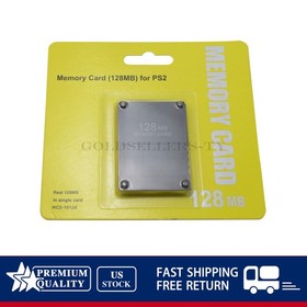 For Sony PlayStation 2 PS2 Slim Game Console 128MB Megabyte Memory Card