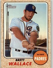 2017 Topps Heritage Brett Wallace #163 San Diego Padres