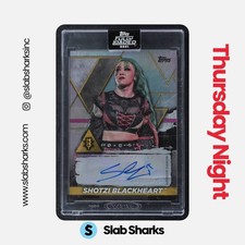 2021 TOPPS WWE FULLY LOADED #S-SB SHOTZI BLACKHEART FUTURE STARS AUTO