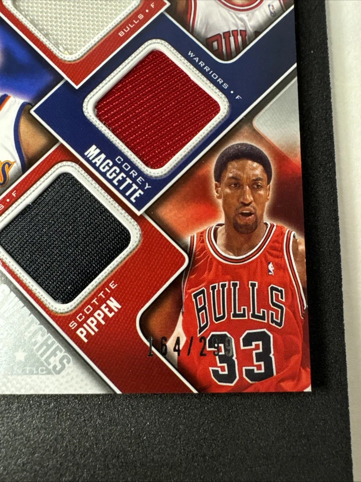 Scottie Pippen Juego Usado Parche 2009/10 SP Muestras Estrellas/299 Thomas, Maggette Foto 4 de 4