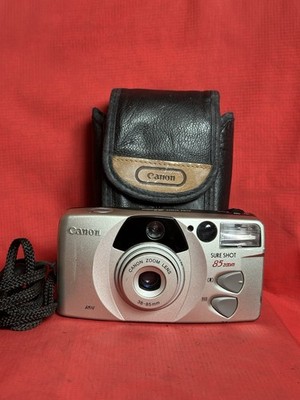 Canon Sure Shot 85 Zoom analoge Kompaktkamera 35 mm, silber - getestet
