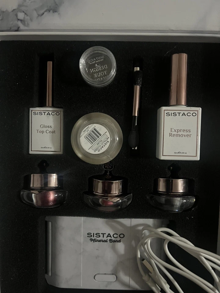 Kit inicial de esmalte Sistaco Mineral Bond novo na caixa - Imagem 3 de 4